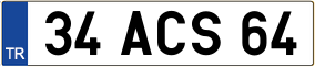 Truck License Plate